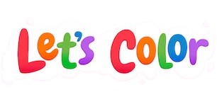 Let's Color title logo