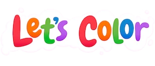Let's Color title logo